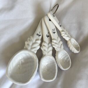 Pineapple set of tsp tbsp measuring spoons